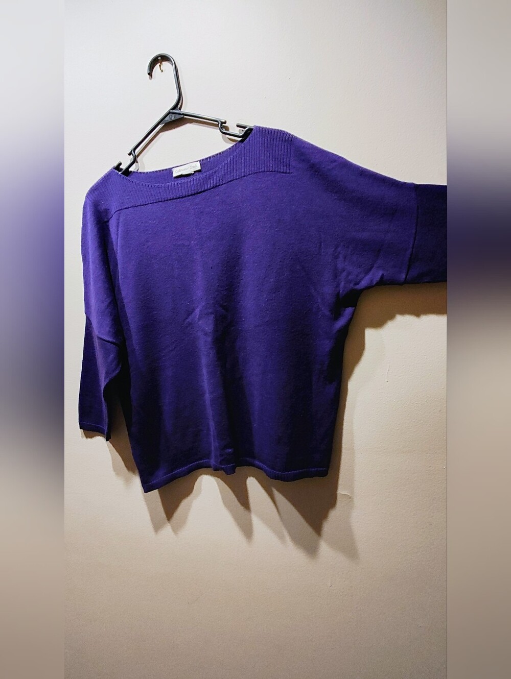 Coldwater Creek Size XL Relaxed Purple Women's Sweater